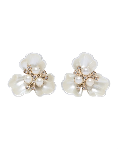 Only - ONLAvery Button Covers Accesories - Gold Colour/Big Flower